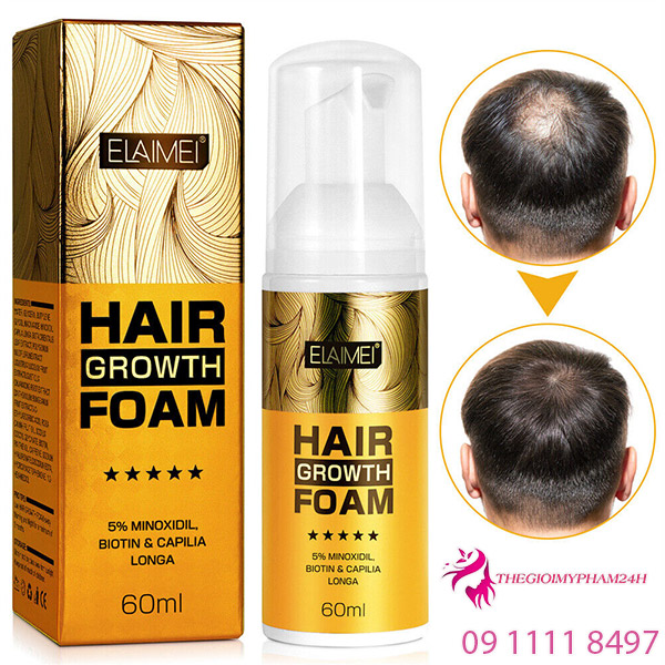 công dụng elaimei hair growth foam