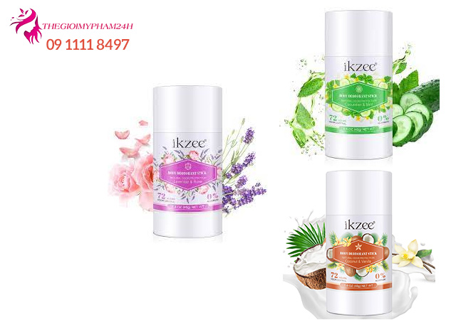 thành phần ikzee body deodorant stick