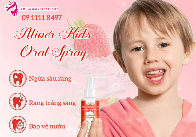 công dụng aliver kids oral spray