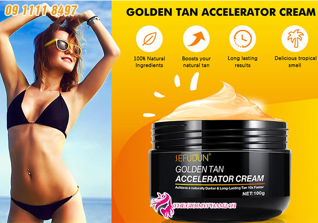 kem chống nắng sefudun golden tan accelerator cream