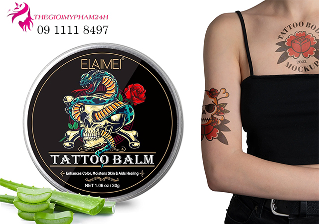 Kem dưỡng chuyên dụng cho hình xăm Elaimei Tattoo Balm là gì