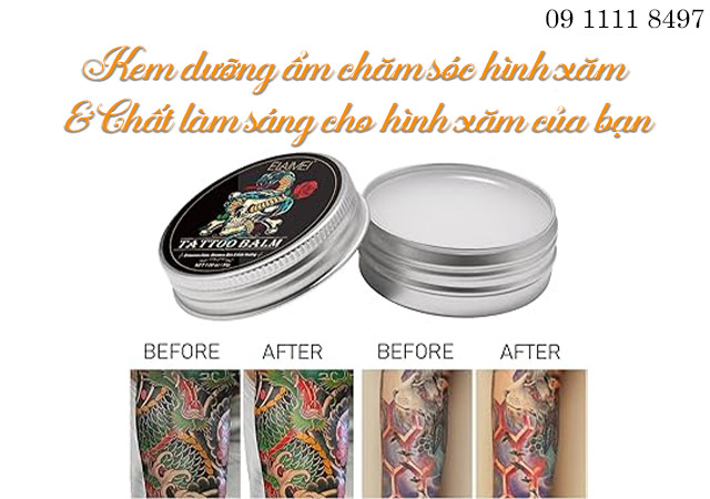 Kem dưỡng chuyên dụng cho hình xăm Elaimei Tattoo Balm dùng như thế nào