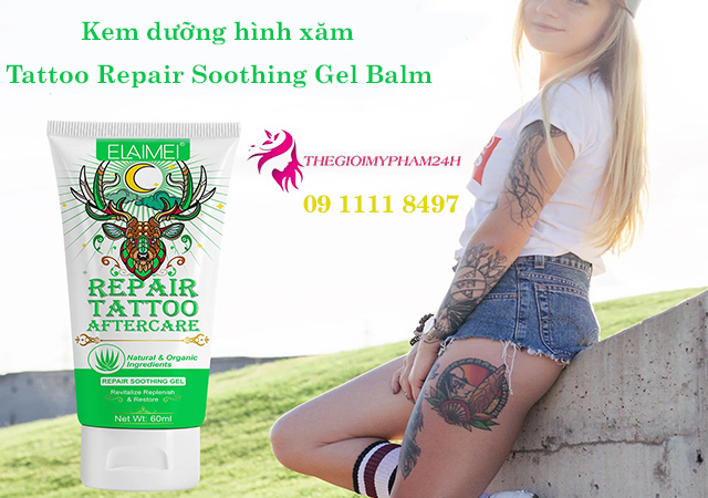 Kem dưỡng hình xăm bền màu Tattoo Repair Soothing Gel Balm là gì