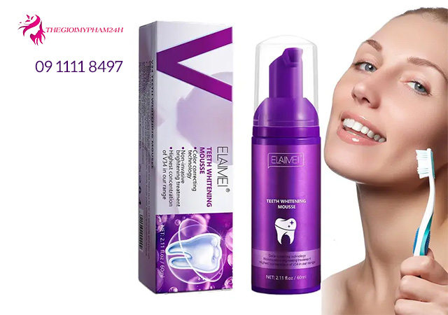 Tinh chất giúp trắng răng tự nhiên, không ê buốt Elaimei V34 Teeth Whitening Mousse dùng như thế nào