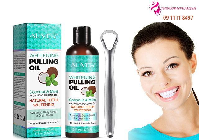 Nước súc miệng siêu sạch Aliver Whitening Pulling Oil là gì