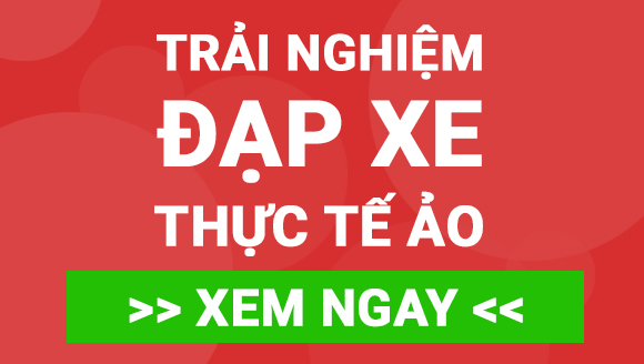 Trải nghiệm ĐẠP XE THỰC TẾ ẢO miễn phí tại DNGBIKE