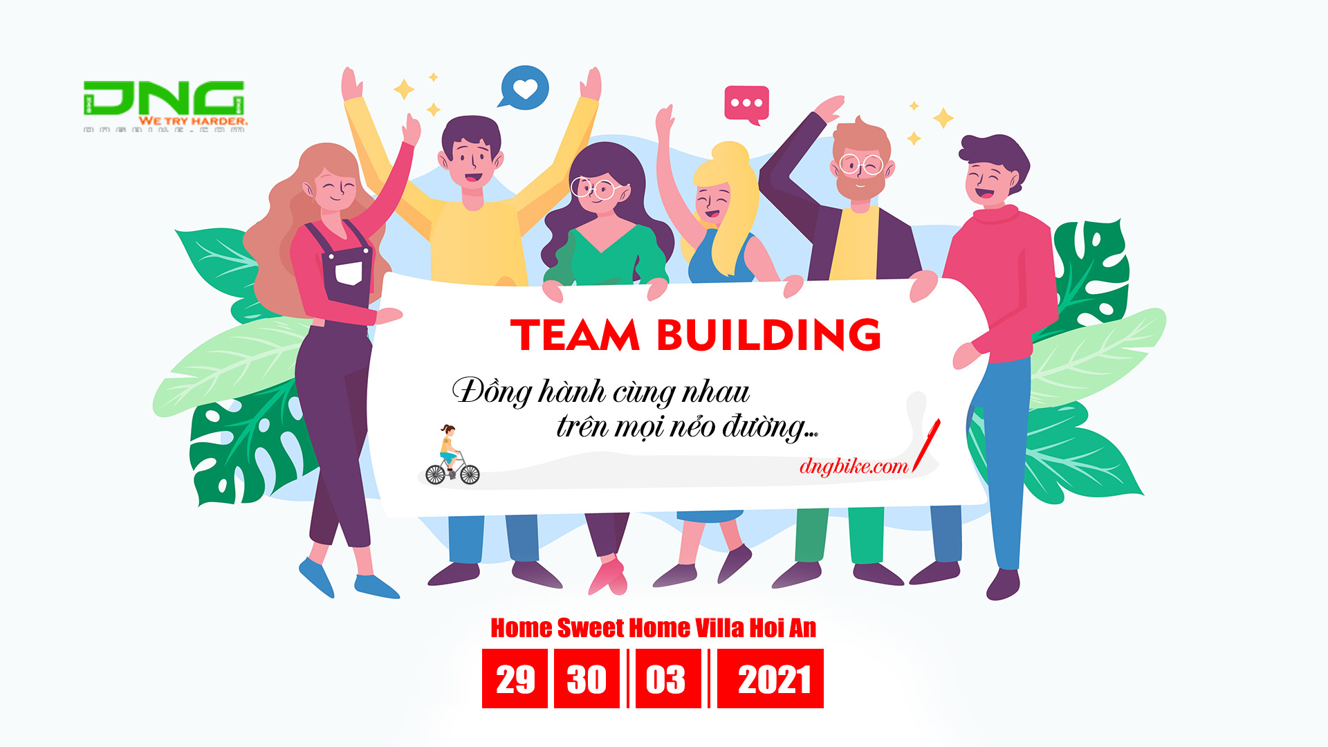 Thông báo lịch nghỉ Team Building tháng 3-2021