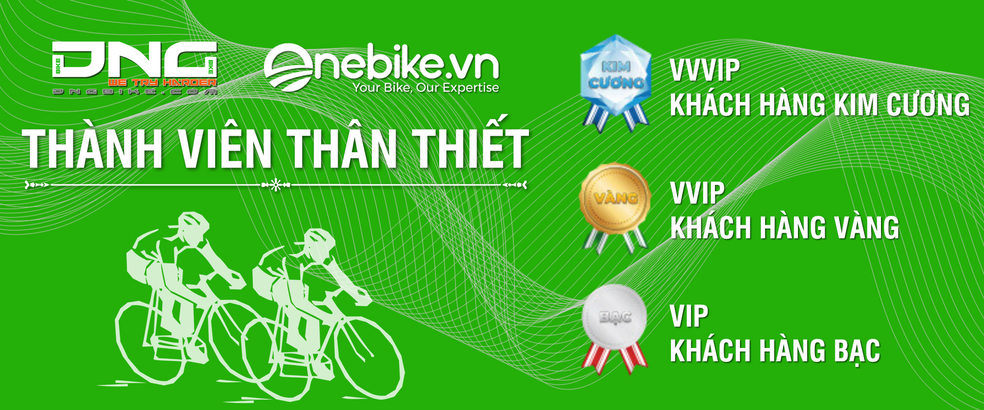 CHÍNH SÁCH ƯU ĐÃI DÀNH CHO KHÁCH HÀNG THÂN THIẾT CỦA ONEBIKE & DNGBIKE