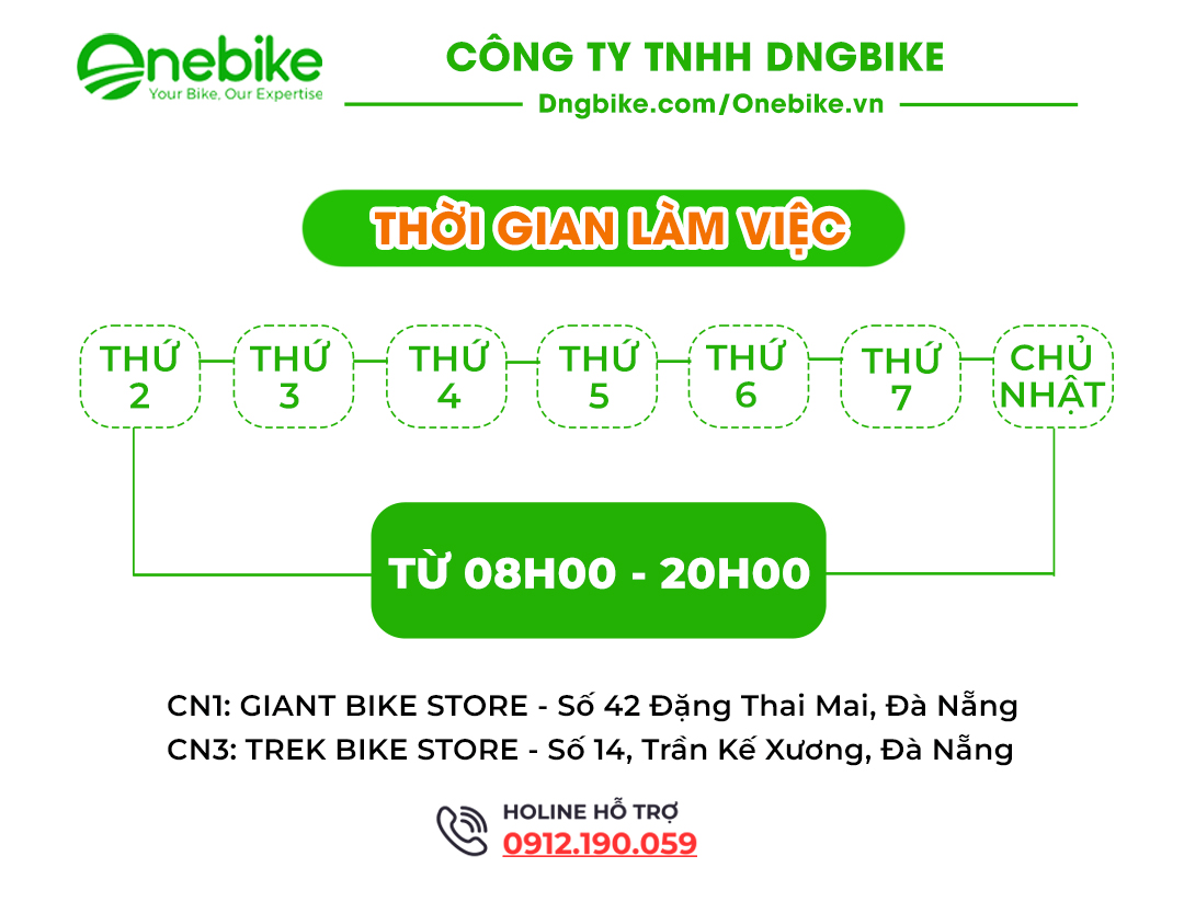 DNGBIKE THÔNG BÁO THAY  ĐỔI THỜI GIAN LÀM VIỆC