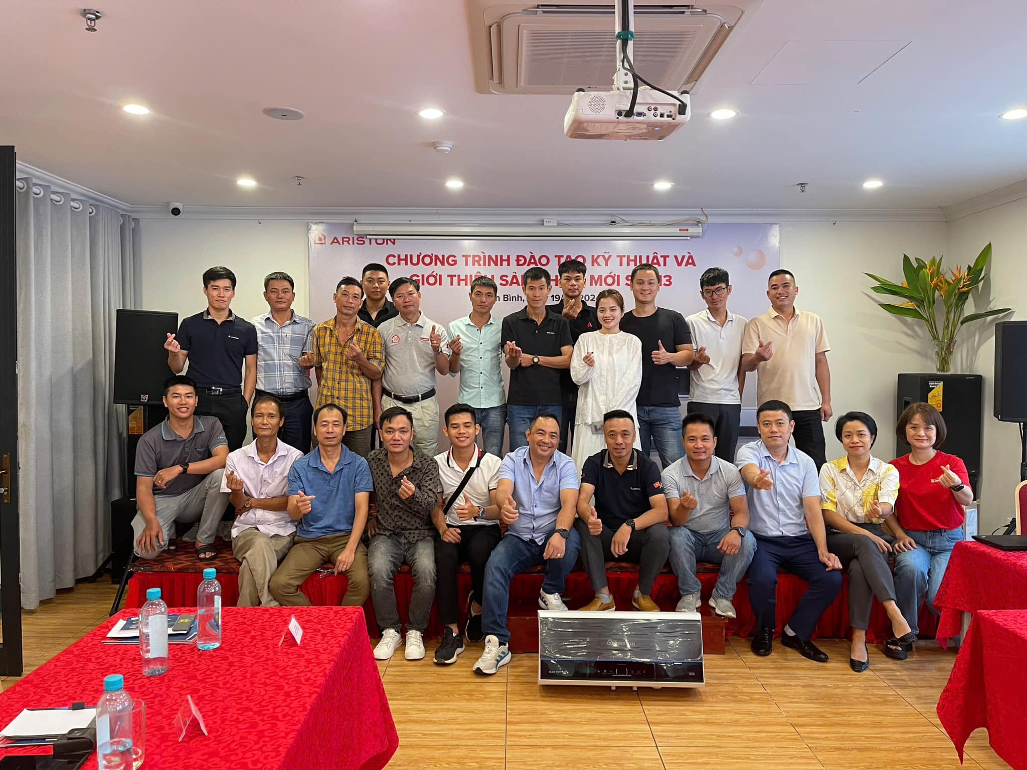 Chương trình đào tạo kỹ thuật và giới thiệu sản phẩm mới hãng Ariston 2024