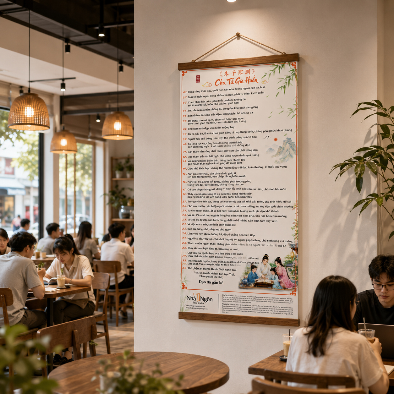 Tranh Chu Tử Gia Huấn