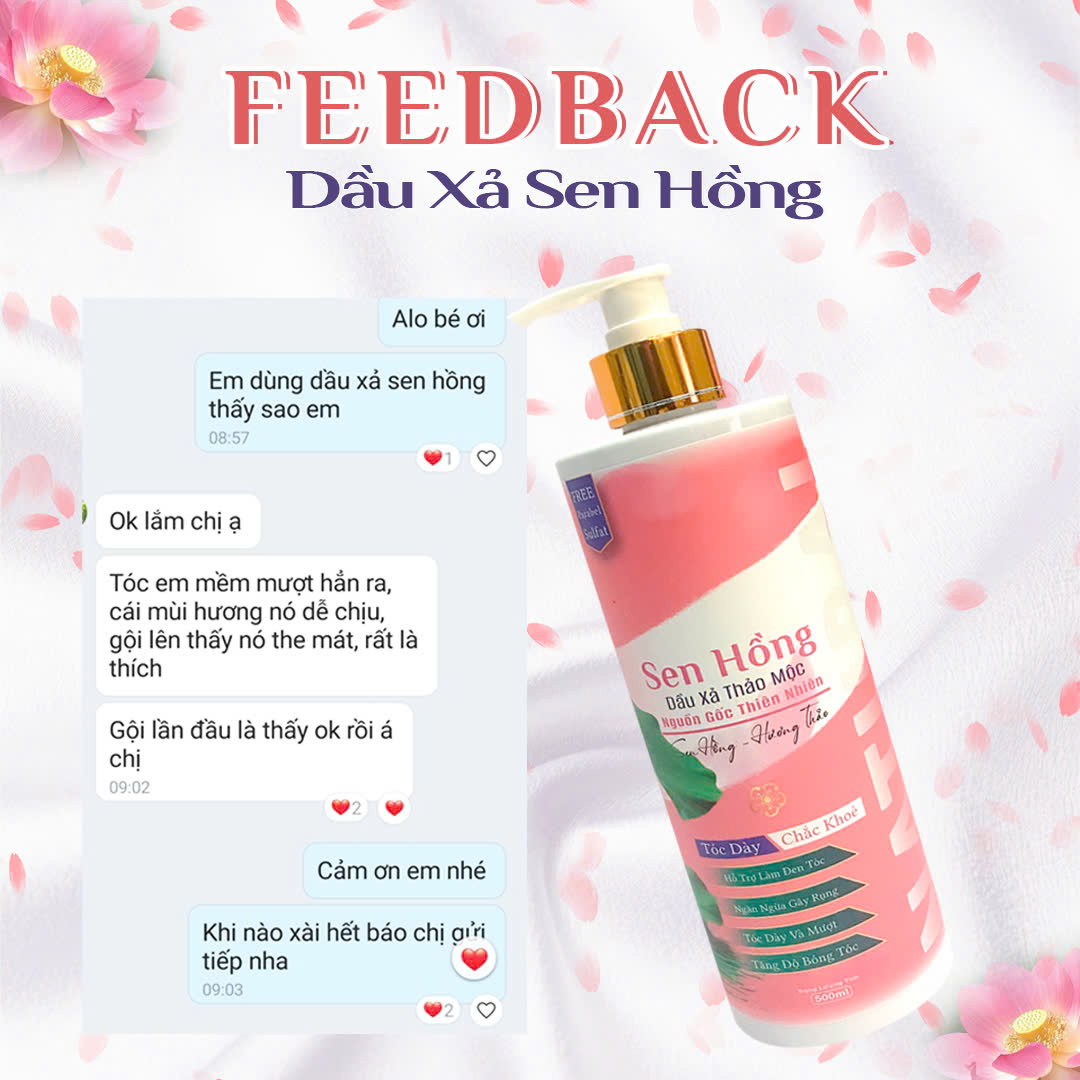 Dầu Xả Sen Hồng