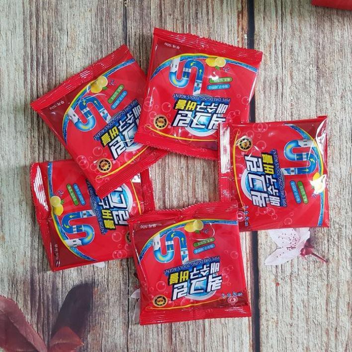 Hộp 5 Gói Bột Thông Tắc Đường Ống Hàn Quốc