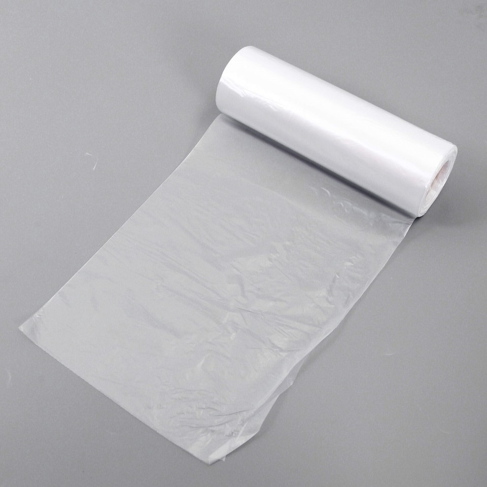 Combo 3 Cuộn  Túi Đựng Thực Phẩm Tự Phân Hủy Sinh Học Trắng