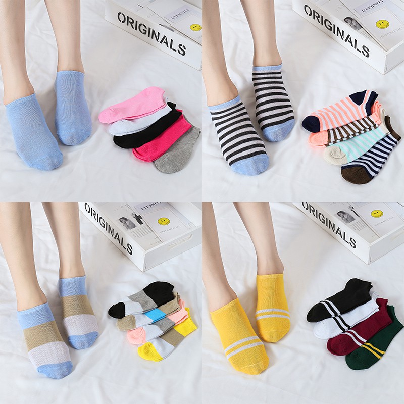 Set 5 Đôi Vớ Tất Nữ Hàng Đẹp Trái Tim