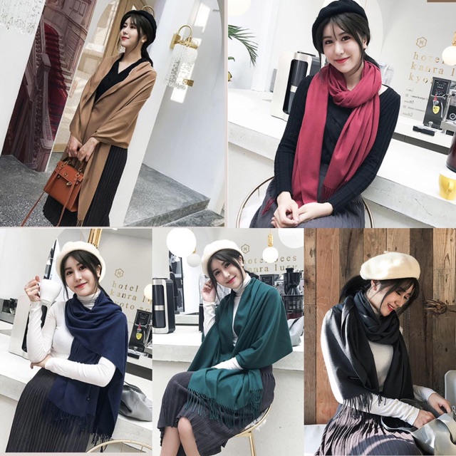 Khăn Choàng Cashmere Mềm Mịn Chất Đẹp