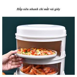 Lồng Bàn Giữ Nhiệt Đồ Ăn 5 Tầng Đa Năng