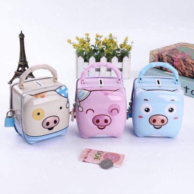 Két Sắt Hình Lợn Mini Cho Bé Dễ Thương
