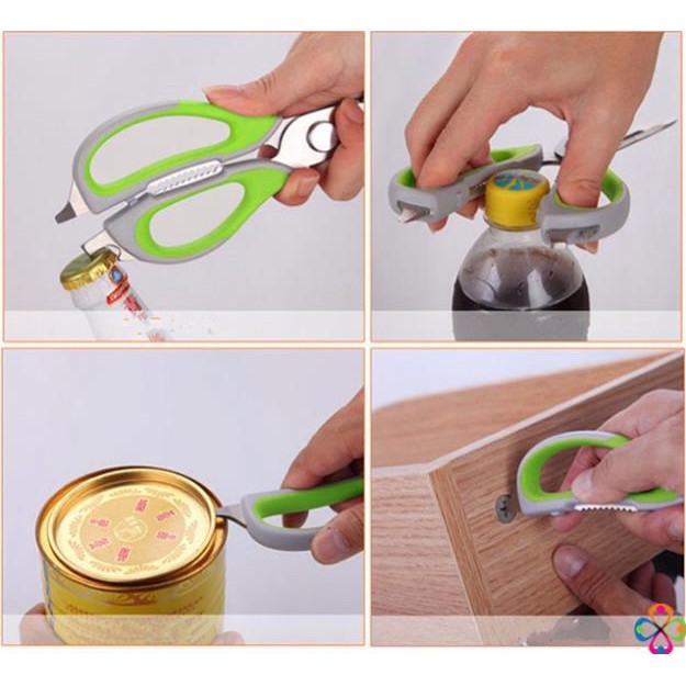 [Free Ship] Kéo Nhà Bếp Đa Năng 10 In 1 Siêu Tiện Dụng