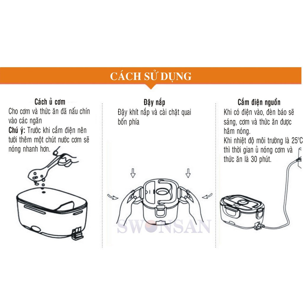 [Free Ship] Hộp Cơm Giữ Nhiệt Magin Bullet Hàng Loại 1 Ruột Inox