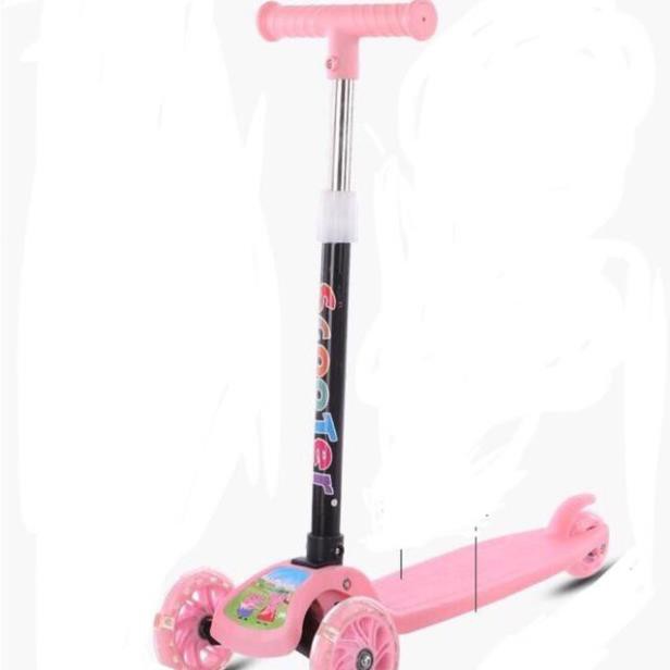 [Free Ship] Xe Trượt Scooter Bánh Phát Sáng Có Thể Gập Gọn Dễ Mang Theo