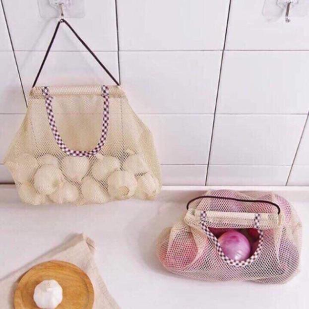 [Free Ship] Túi Đựng Tỏi Có Quai Xách