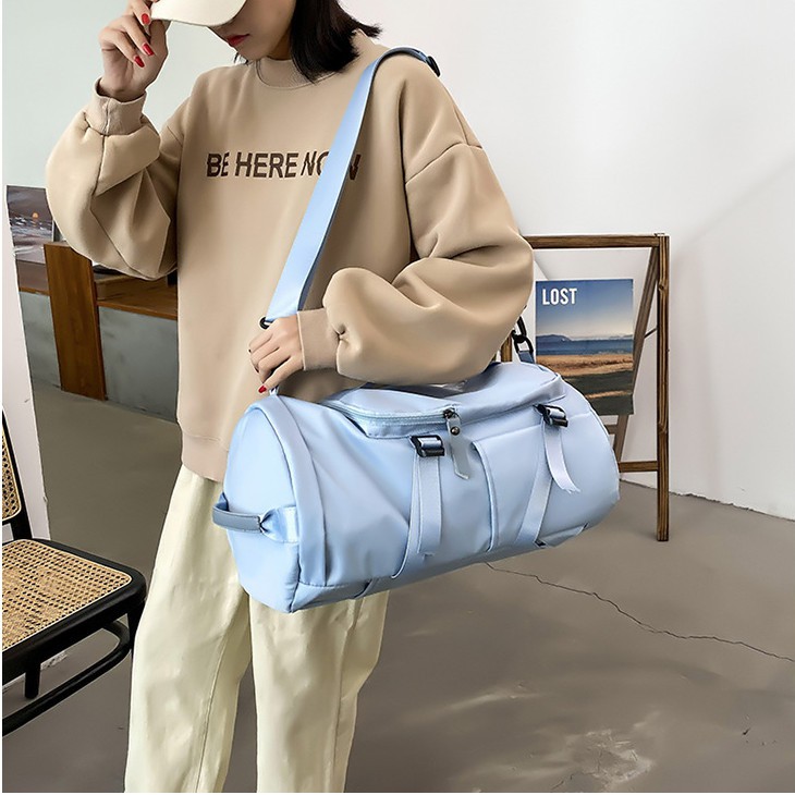 Balo Du Lịch 🎒 Ba lô Kiêm Túi Du Lịch Đa Năng Có Ngăn Để Giày Sarus Crane