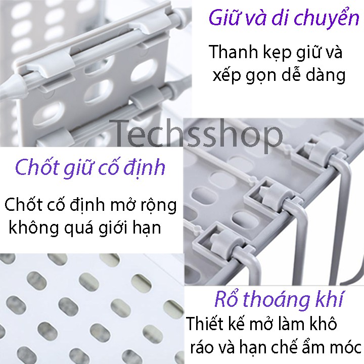 Rổ Đựng Quần Áo Xếp Gọn - Giỏ Để Đồ Đa Năng Có Thể Gấp Gọn - Kèm 2 Móc Dán Treo