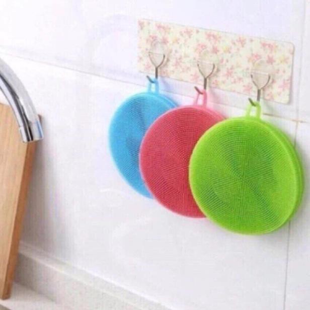[Free Ship] Miếng Rửa Bát Bằng Silicon Tiện Dụng