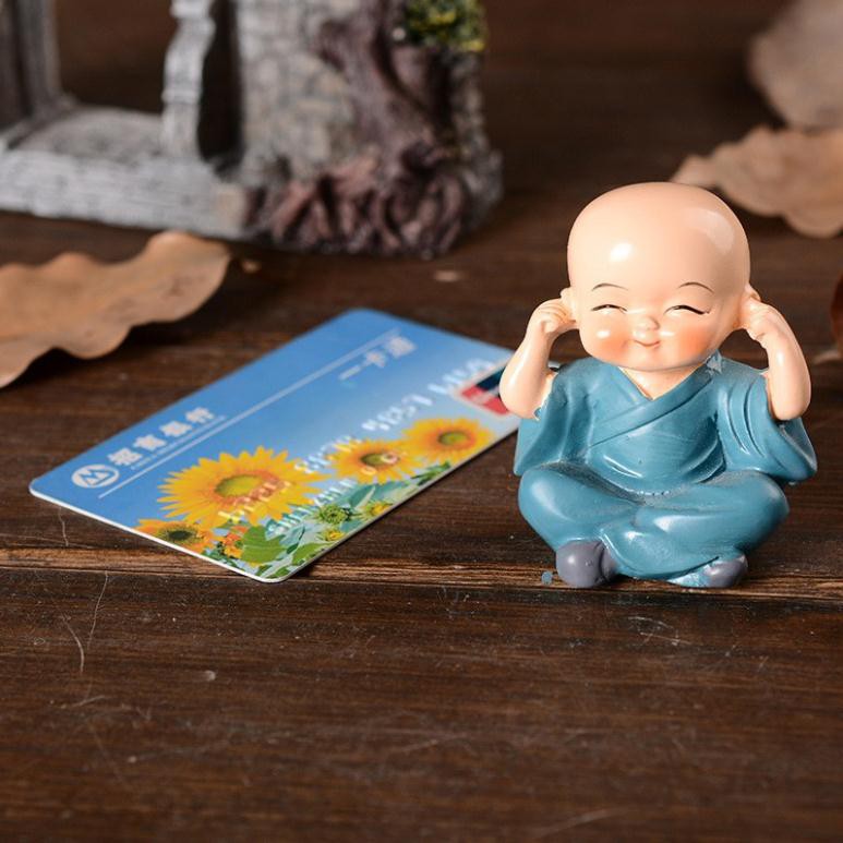 [Free Ship] Bộ Tượng Tứ Không Trang Trí Xe Hơi Tiểu Cảnh