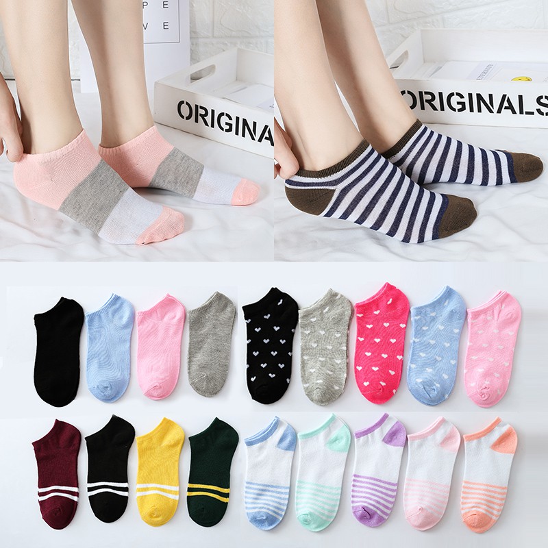 Set 5 Đôi Vớ Tất Nữ Hàng Đẹp Trái Tim
