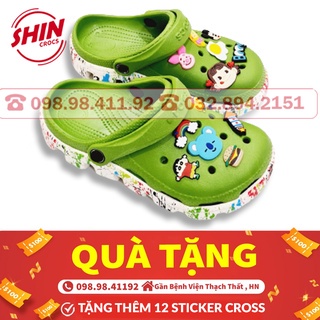 Dép Cross , Dép Sục Nữ Nam Duet Hàn Quốc Đi Mưa Cao Cấp Đẹp Nhất Tặng 12 Sticker , Box , Full Tag