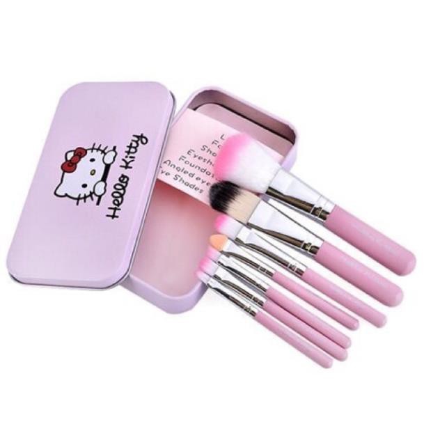 Bộ 7 Cọ Trang Điểm Hello Kitty Loại Đẹp