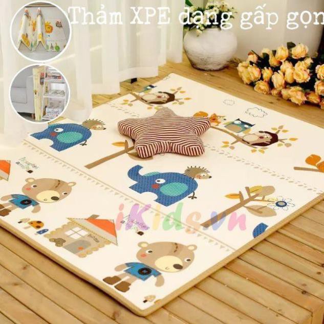 [Free Ship] Thảm Xốp Oganic 1M8X2M Dày Dặn 2 Mặt Cao Cấp Dùng Siêu Thích Cho Bé {Ảnh Thật}