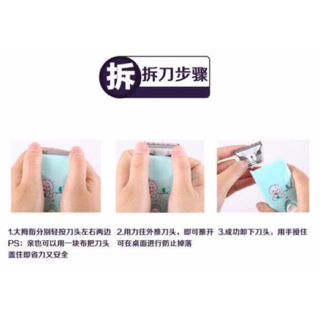 [Free Ship] Tông Đơ Cắt Tóc Trẻ Em Cao Cấp Toir