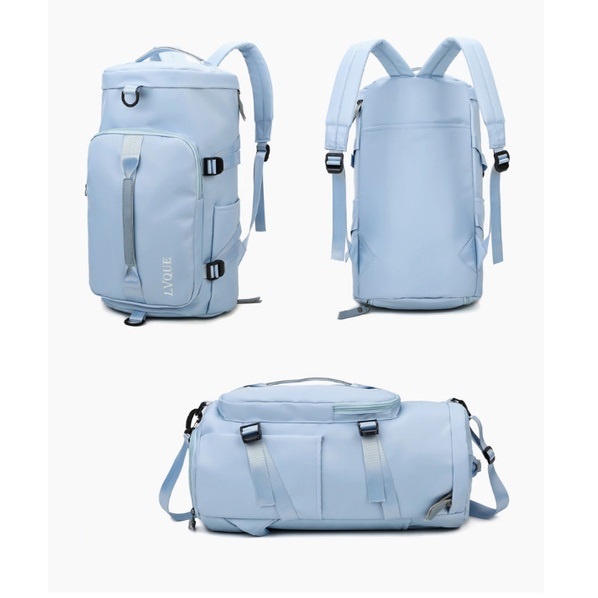 Balo Du Lịch 🎒 Ba lô Kiêm Túi Du Lịch Đa Năng Có Ngăn Để Giày Sarus Crane