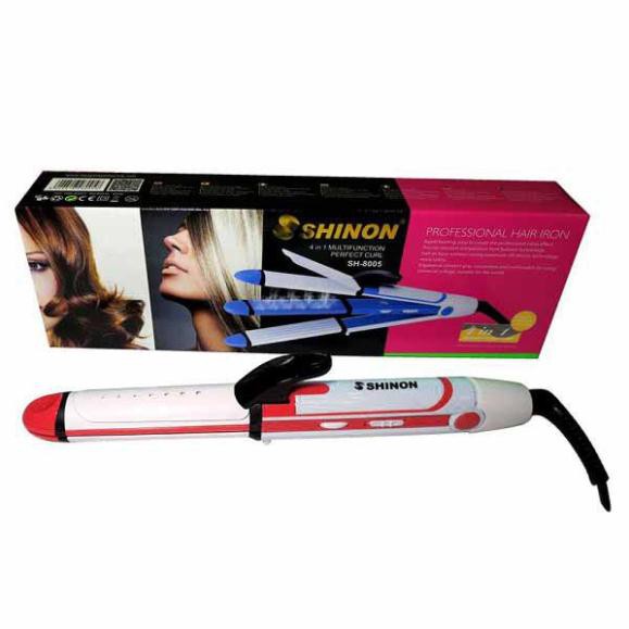 [Free Ship] Lược Điện Shinon Tạo Kiểu Tóc 4 In 1