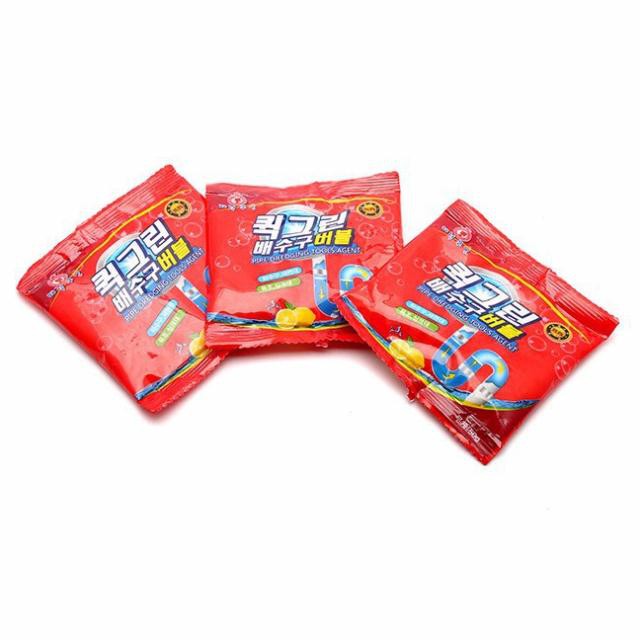 Hộp 5 Gói Bột Thông Tắc Đường Ống Hàn Quốc