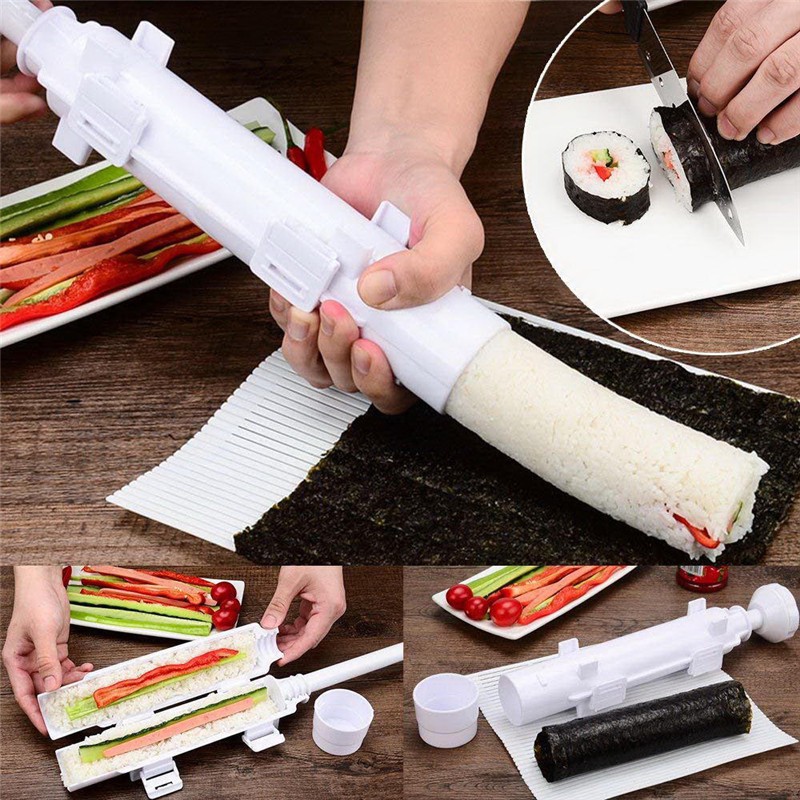 Dụng Cụ Bếp ♥️Freeship♥️ Dụng Cụ Làm Sushi Nhanh Chóng Tiện Dụng