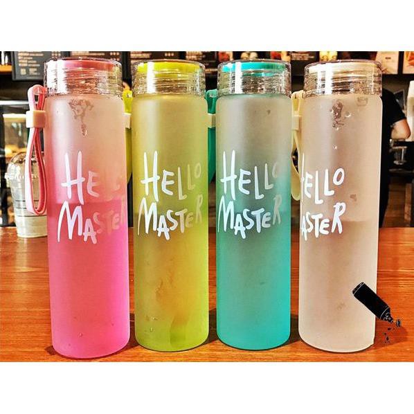 Combo 5 Chai Thủy Tinh Hello Master Đầy Màu Sắc