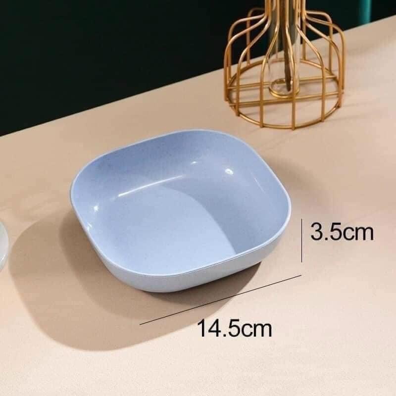 Đĩa Làm Từ Lúa Mạch 1 Bộ Bao Gồm 8 Đĩa