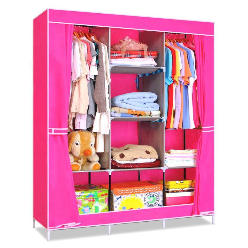 Tủ Vải 3 Buồng 8 Ngăn Cao Cấp