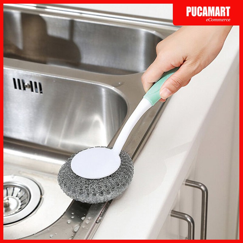 Dụng Cụ Cọ Xoong Nồi Có Tay Cầm