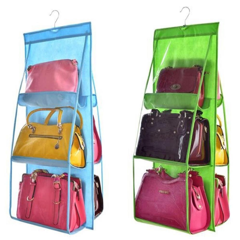 [Free Ship] Túi Treo Giỏ Xách 6 Ngăn Đa Năng Cao Cấp Chắn Bụi Tiện Dụng