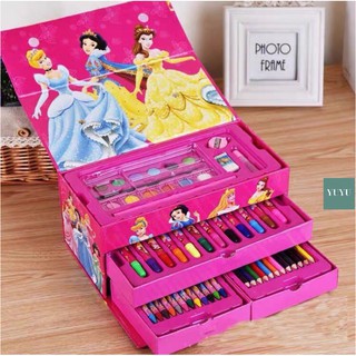 Hộp Màu Vẽ Tô Màu Cho Bé 3 Tầng 54 Chi Tiết