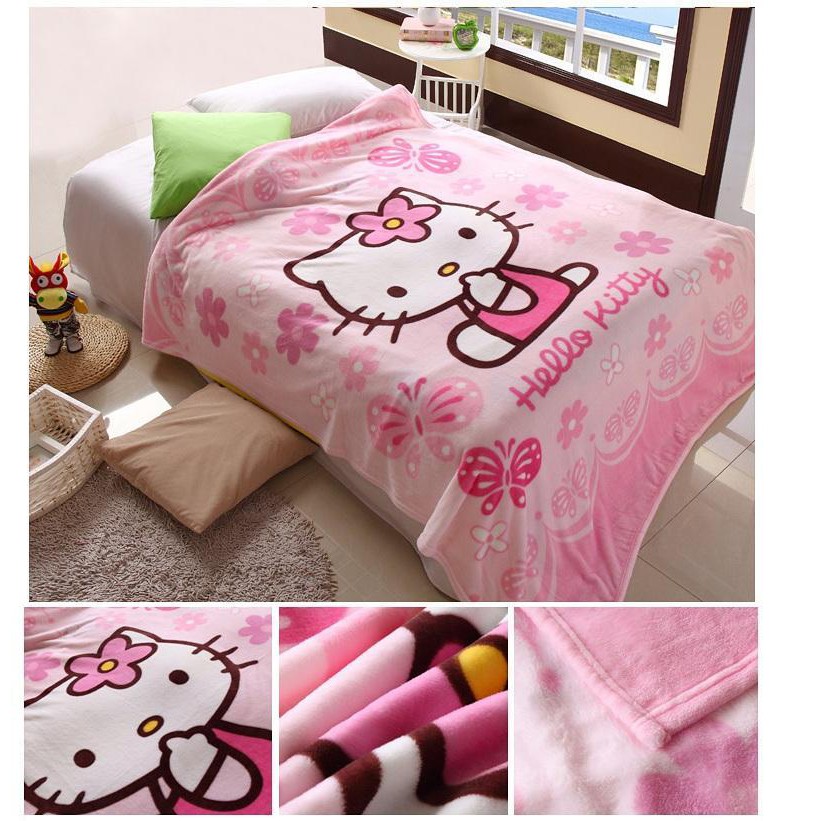 Chăn Gối ♥️Freeship♥️ Chăn Tuyết Nhung Trẻ Em Siêu Mềm Mịn ( 1M X 1,4M)