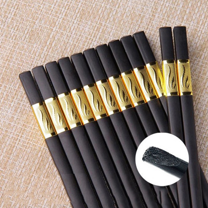 Combo 10 Đôi Đũa Khảm Phong Cách Nhật Bản Sang Trọng