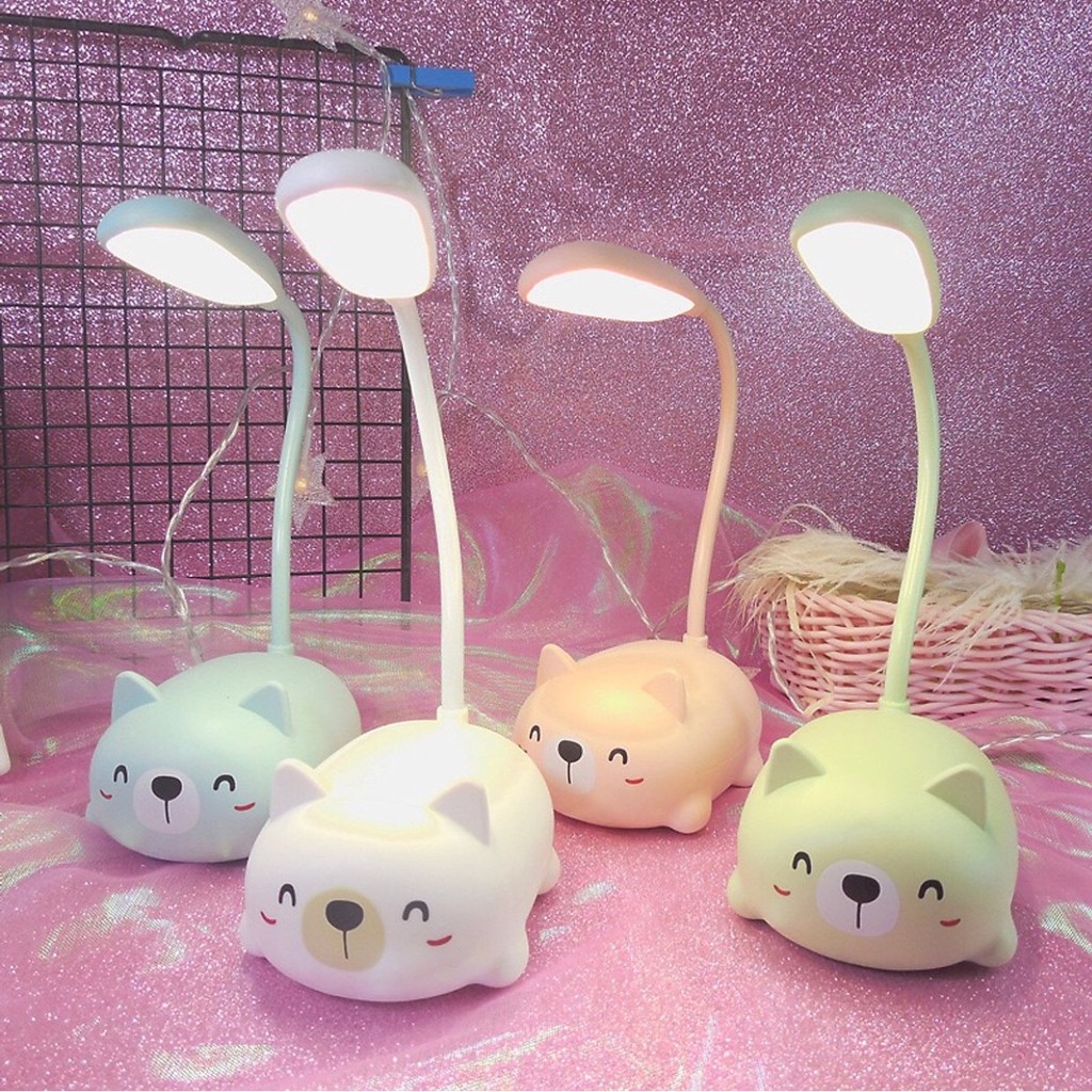 Đèn Học Led Chống Cận, Đèn Bàn Hình Thú Đáng Yêu Có Thể Dùng Làm Đèn Ngủ
