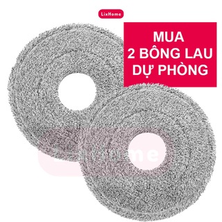 Chổi Lau Nhà Tách Nước Bẩn Thông Minh 360 Độ 2 Bông Lau, Bộ Cây Lau Nhà Tách Nước Bẩn Nước Thải