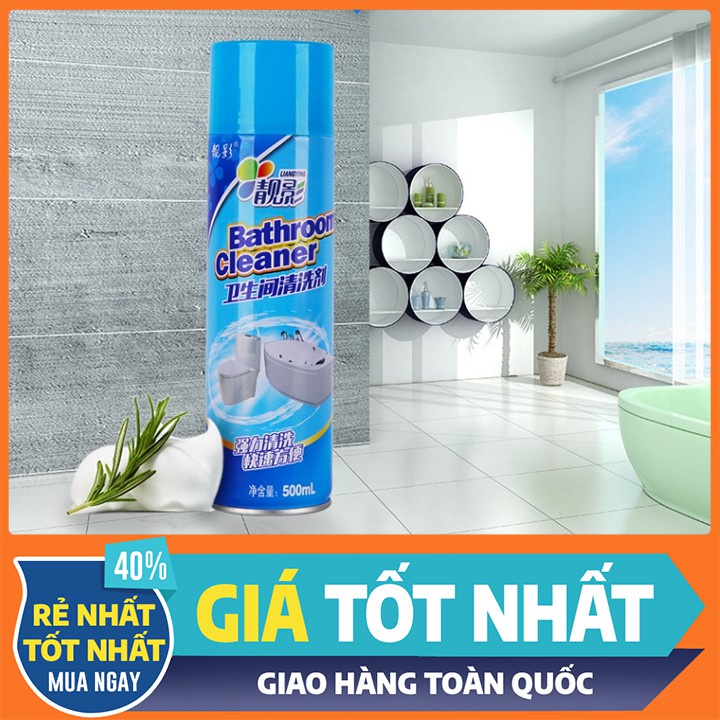 Lọ Xịt Tẩy Rửa Nhà Tắm Bathroom Cleaner , Tẩy Rửa Inox Sạch Không Ố